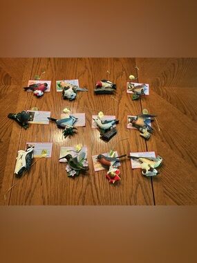 Danbury Mint Bird ornaments Christmas Holiday decor